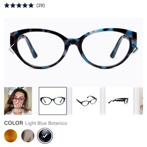 Stylish Blue Tortoise Women's Glasses